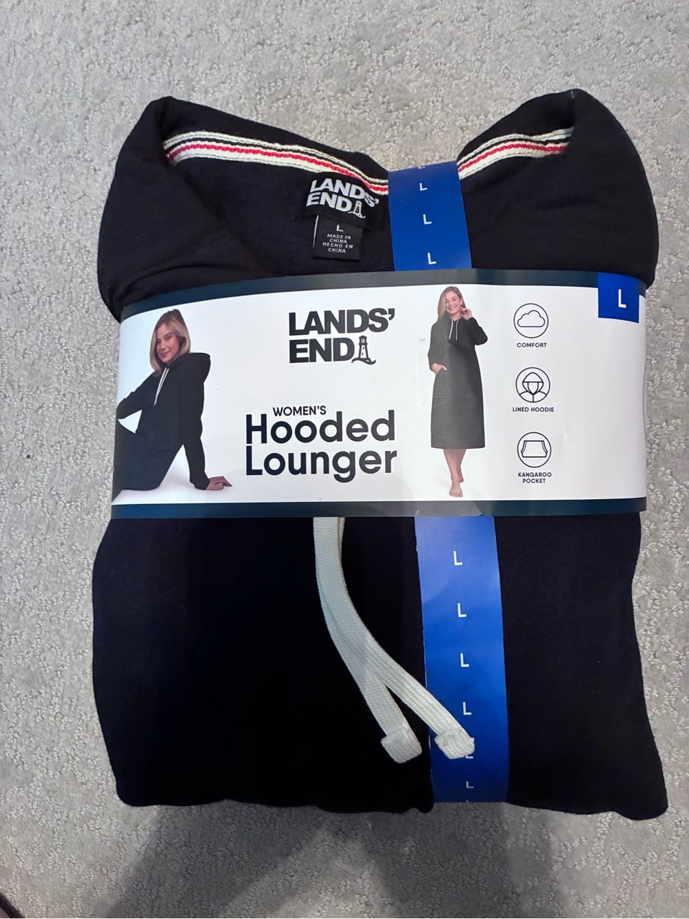 NWT Lands' End Hooded Lounger
